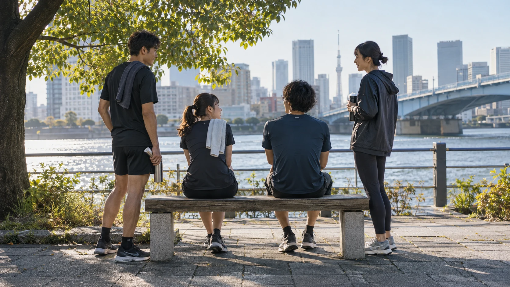 走った後に仲間と過ごす、Tokyo Speedの紹介イメージ