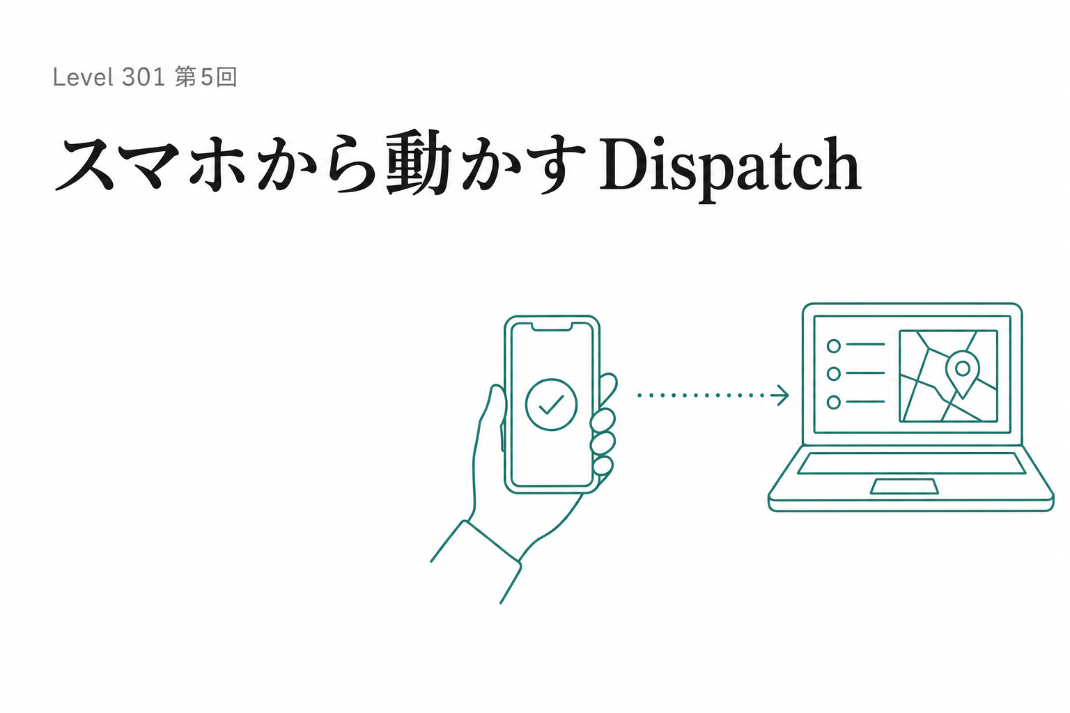スマホから動かす Dispatch