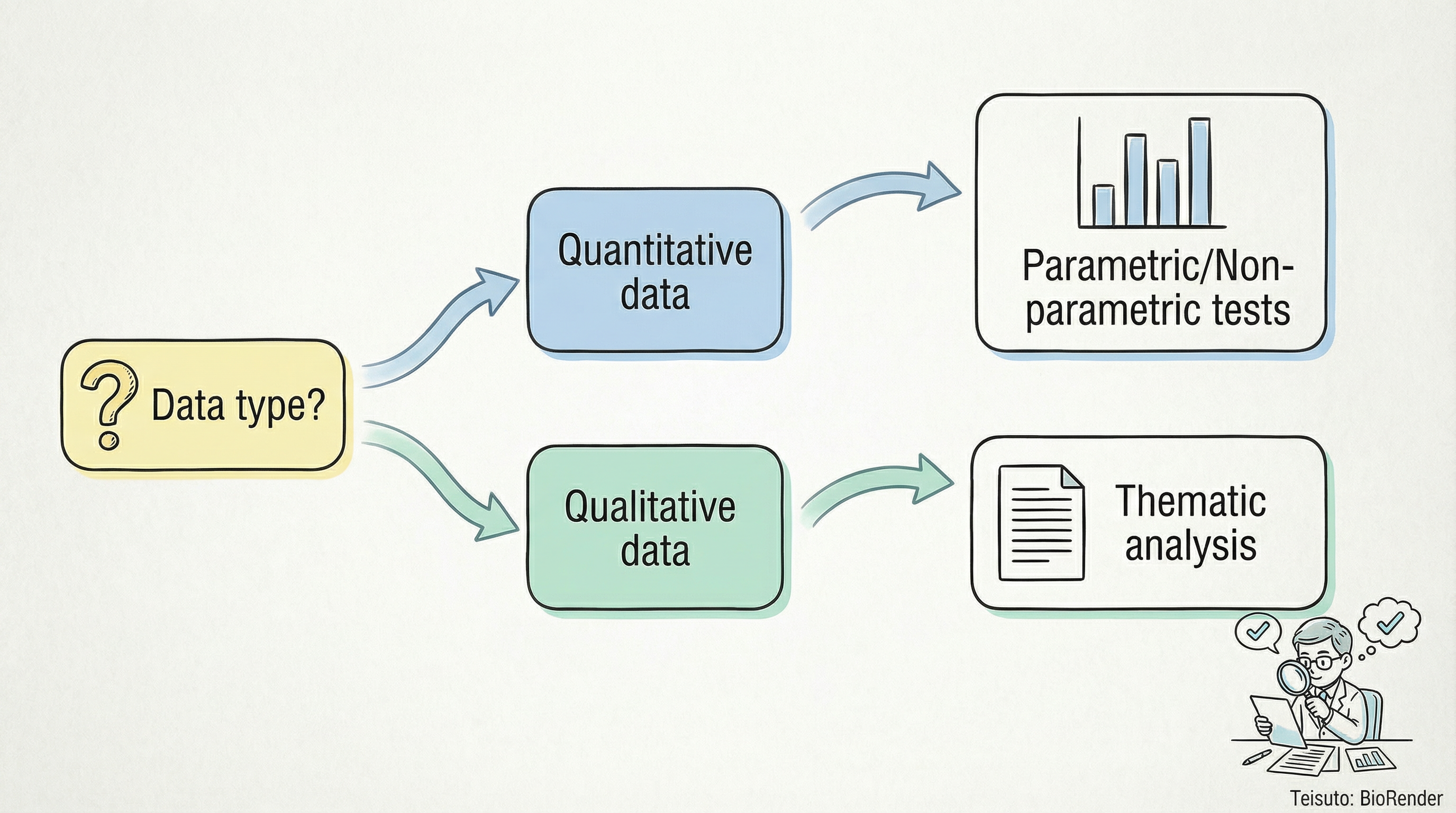 統計解析フローチャート